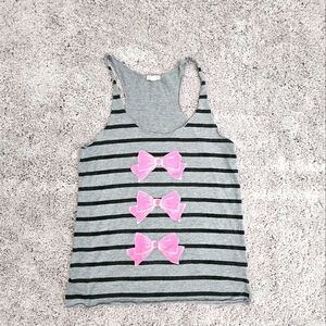 Bows and Stripes Tank